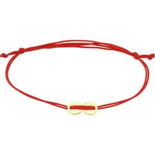 Engingold 14 Ayar Altın Sonsuzluk Ipli Bileklik