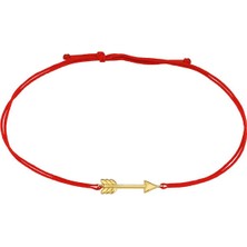 Engingold 14K Altın Ok Arrow Ipli Bileklik