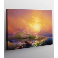 VeraStore Dokuzuncu Dalga, Ivan Aivazovsky Kanvas Tablo