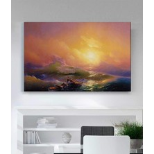 VeraStore Dokuzuncu Dalga, Ivan Aivazovsky Kanvas Tablo