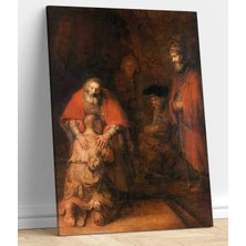 VeraStore Rembrandt Müsrif Oğul'un Dönüşü Kanvas Tablo