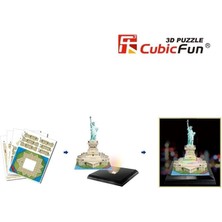 Cubic Fun Maket 3d- 3 Boyutlu Puzzle Özgürlük Anıtı - Abd (Led Işıklı)