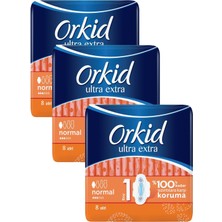 Orkid Hijyenik Ped Ultra Extra Tekli Normal x 3 Adet