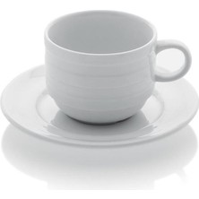 Güral Porselen Lizbon Çay Fincanı Tabaklı LİZ023C