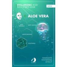 Nafima Hyalüronik Asit + Aloe Vera Nanofiber Kuru Kozmetik Yüz Maskesi