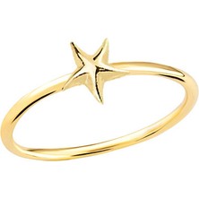 Engingold 14 Ayar Altın Deniz Yıldızı Yüzük