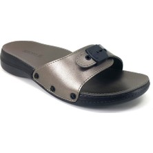 Ceyo 6500 Minelli Anatomik Bayan Terlik-Platin