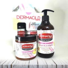 Dermacild Hair Repair Kit Argan ve Keratin Şampuan ve Saç Maskesi 2in1 Set