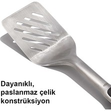 OXO Mangal Izgara Seti - Maşa (Açacaklı) + Çevirici + Demirdöküm Fırçası