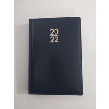 Özkan 2022 Suni Deri College  Ajanda 14x20 Lacivert