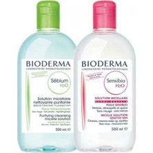 Bioderma Sebium H2O 500ML + Bioderma Sensibio H2O 500ML
