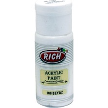 Rich Akrilik Boya 30CC Beyaz 100