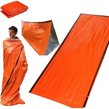 Enjoy Outdoor Acil Uyku Tulumu Su Geçırmez Hafif Termal Acil Uyku Tulumları Açık Kamp Yürüyüş Yansıtıcı Çadır Survival Gear (Yurt Dışından)