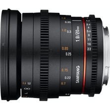 Samyang 20MM T1.9 Video Lens Canon Ef Uyumlu