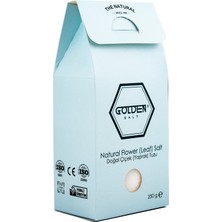 Golden Salt Doğal Yaprak Tuzu 250 gr (Lezzet Tuzu Naif, Elde Ufalanan Tuz)