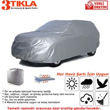 3 Tıkla Citroen C4 Hb 2009 Için 4 Mevsim Kullanımlı, Su ve Toz Dan Koruyan Miflonlu Araba Örtüsü
