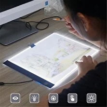 Tikteck A4 LED Ultra Ince Animasyon Çizgi Film Portre Dövme Grafik Çizim Tableti