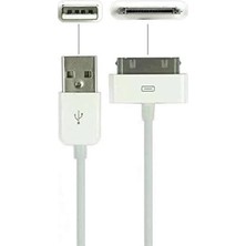 Daytona 15.5W Çift Girişli Apple iPod iPhone iPad 1-2-3 Şarj Adaptörü + IMF Sertifikalı Makaralı Kablo (Oem)