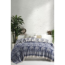 Jakarlı Çift Kişilik Pamuk Pike - Fil