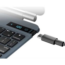 Apple iPad Pro 11 2021 Uyumlu Touchpad Özellikli Kapaklı Klavyeli Wiwu Magic Rotating Keyboard