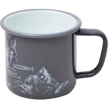 Nurgaz Campout Emaye Kupa Gri