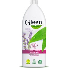 Gleen Organik İçerikli Vegan 1 lt Lavanta-Bergamot Sıvı Performans Çamaşır Deterjanı