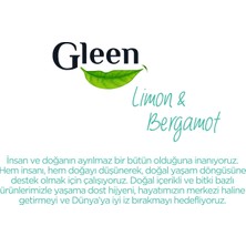 Gleen Organik İçerikli Vegan 1 lt Limon-Bergamot Elde Bulaşık Deterjanı