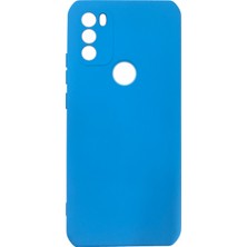 Nettech General Mobile Gm 21 Plus Uyumlu Nano Silikon Kılıf - Mavi