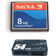Sandisk 8 GB Compact Flash Hafıza Kartı - USB 2.0 Cf Kart Okuyucu