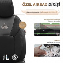 Otom Queen Design Airbag Dikişli Özel Tasarım Oto Koltuk Kılıfı Tam Set