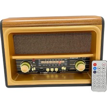 Everton RRT-827 Ahşap Bluetooth Nostaljik Radyo