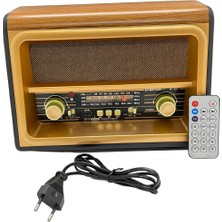 Everton RRT-827 Ahşap Bluetooth Nostaljik Radyo