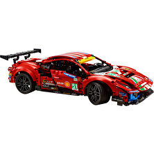 LEGO® Technic Ferrari 488 GTE “AF Corse #51” 42125 - Çocuk ve Yetişkinler için Koleksiyonluk Oyuncak Araba Yapım Seti (1677 Parça)