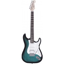 Madison Meg-2bls Blue Burst Elektro Gitar