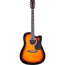 Almira F650N-SBC Sunburst Elektro Akustik Gitar