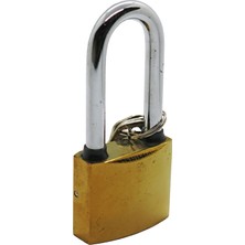 Alcera Asma Kilit Sarı Uzun 63 mm