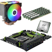 Huananzhi BD85 E5-2670 Işlemci + Huananzhı X79 Anakart + 32GB Ram + Snowman T4 Rgb Cpu