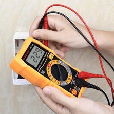 Multimetreler Dijital Profesyonel Voltmetre Akım Test Cihazı Arkadan Aydınlatmalı Elektrikli Enstrümantasyon Elektrik Voltaj Test Cihazı(Yurt Dışından)