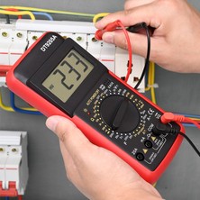 DT9205A Dmm Profesyonel Multimetre Dijital Hfe Ac Dc Gerilim Akım 1000V 20A Kapasitans Direnci Süreklilik Diyot Test Cihazı