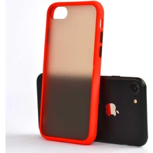 ZORE Apple iPhone Se 2020 Kılıf Fri Mat Yüzey Renkli Kenar Kılıf