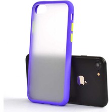 ZORE Apple iPhone Se 2020 Kılıf Fri Mat Yüzey Renkli Kenar Kılıf