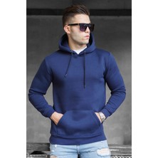 Madmext Lacivert Erkek Sweatshirt 5339