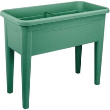 Serinova AB01 Ayaklı 60 Litre Bahçe Saksısı Yeşil