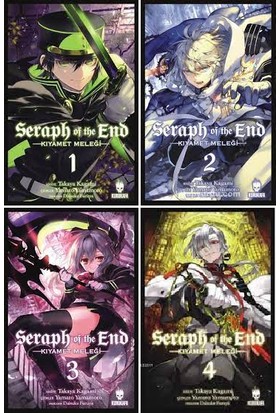 Seraph Of The End 1-2-3-4. Ciltler Manga Seti - Takaya Kagami