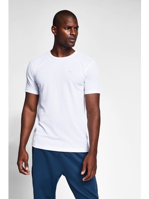 Lescon Beyaz Erkek Kısa Kollu T-Shirt 22S-1298-22B