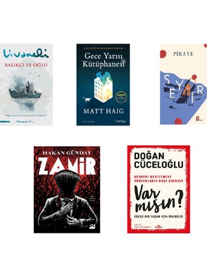 Balıkçı ve Oğlu - Gece Yarısı Kütüphanesi - Seyir - Zamir - Var Mısın ? - Kitap Seti