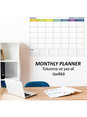 Sihirli Kağıt Monthly Planner