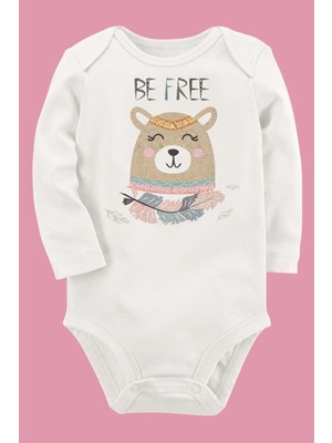 Limon Organik Baskılı Pamuklu Unisex Bebek Body UZUNE158