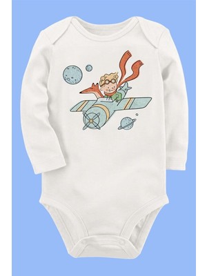 Limon Organik Baskılı Pamuklu Unisex Bebek Body UZUNE216