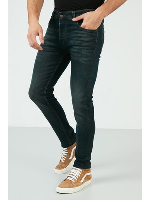 Buratti Pamuklu Normal Bel Slim Fit Dar Paça Jeans Erkek Kot Pantolon 1007H266NAPOLI